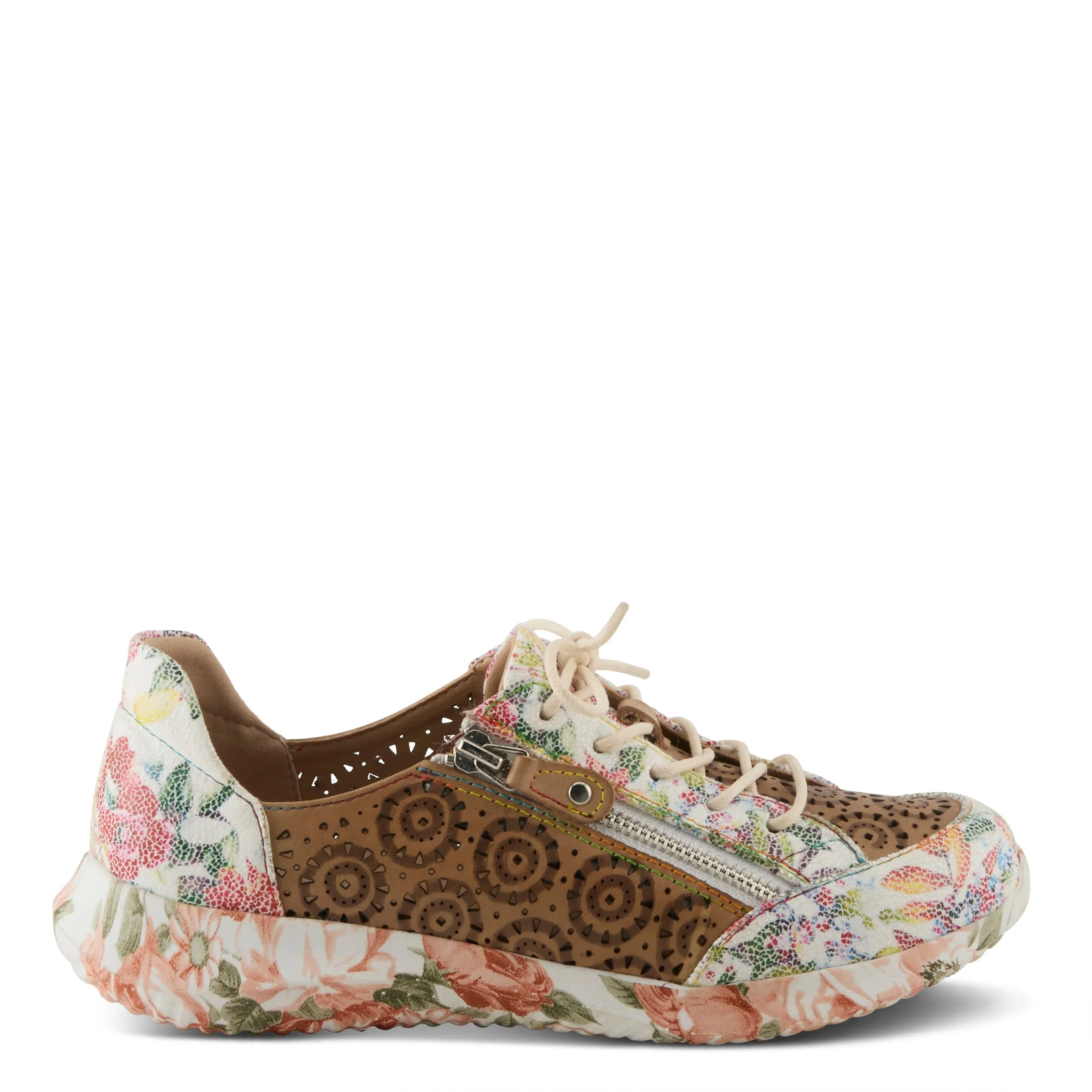 Spring Step Shoes  L'Artiste Jazzies Women's Leather Sneaker With Cutouts