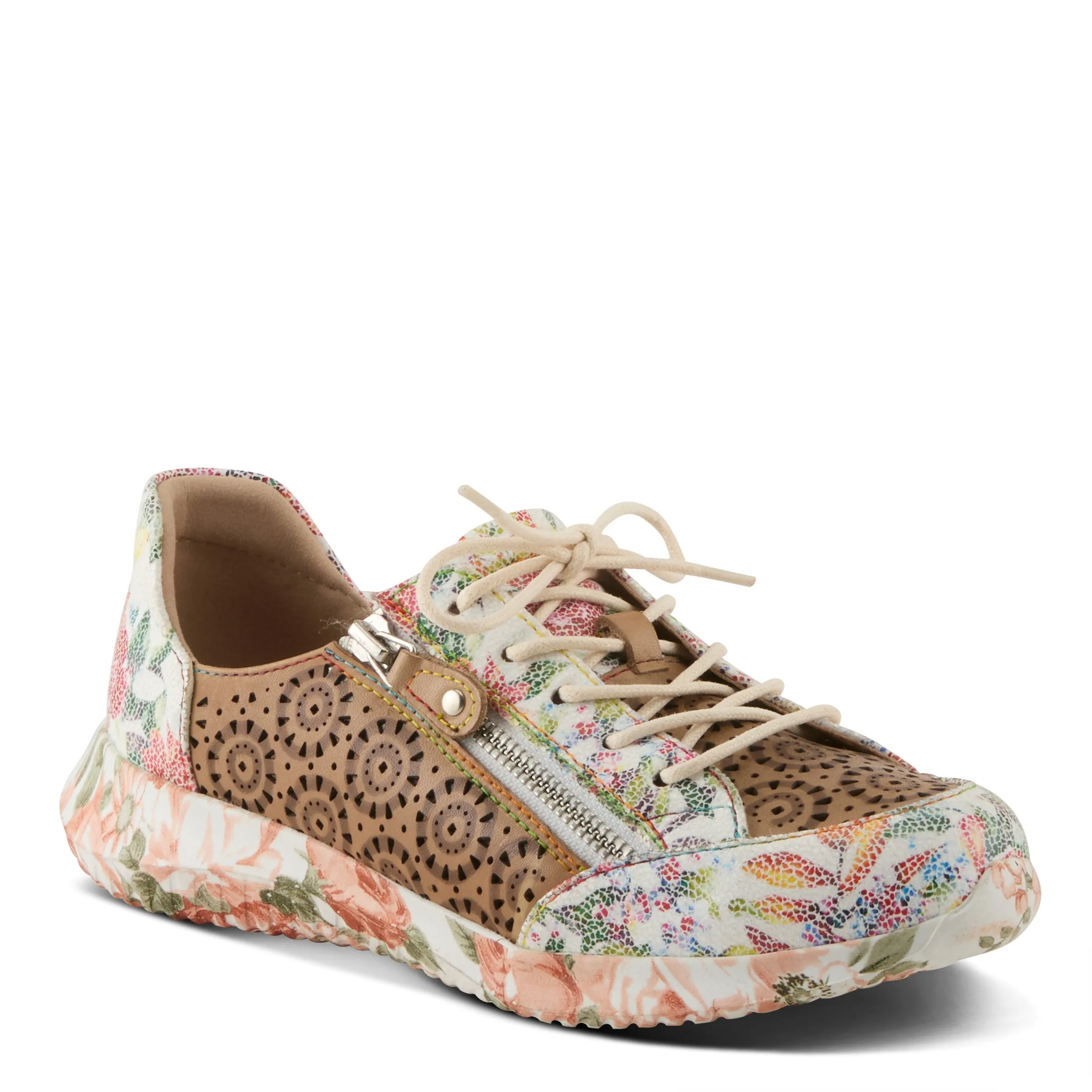 Spring Step Shoes  L'Artiste Jazzies Women's Leather Sneaker With Cutouts