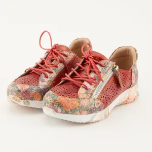 Spring Step Shoes  L'Artiste Jazzies Women's Leather Sneaker With Cutouts