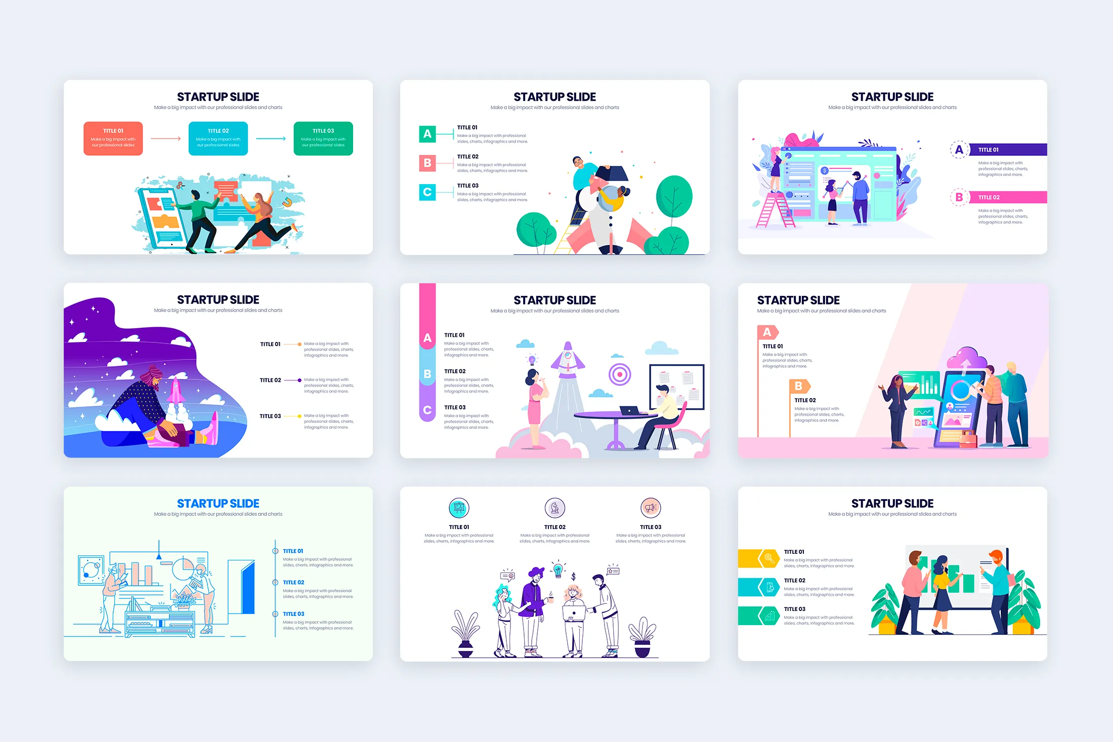 Startup Slides Google Slides Infographic Template