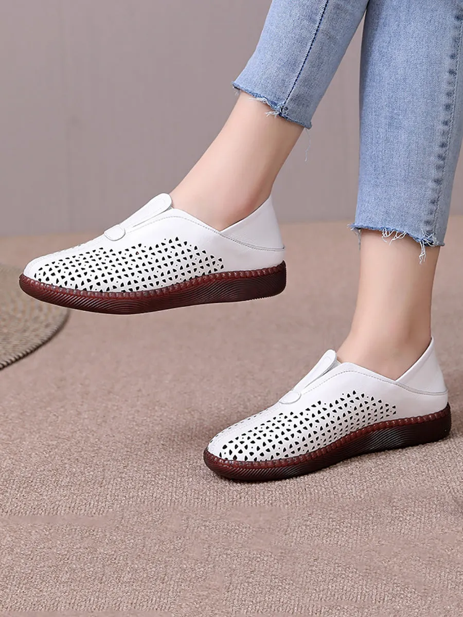 Stylish Hollow Casual Loafers