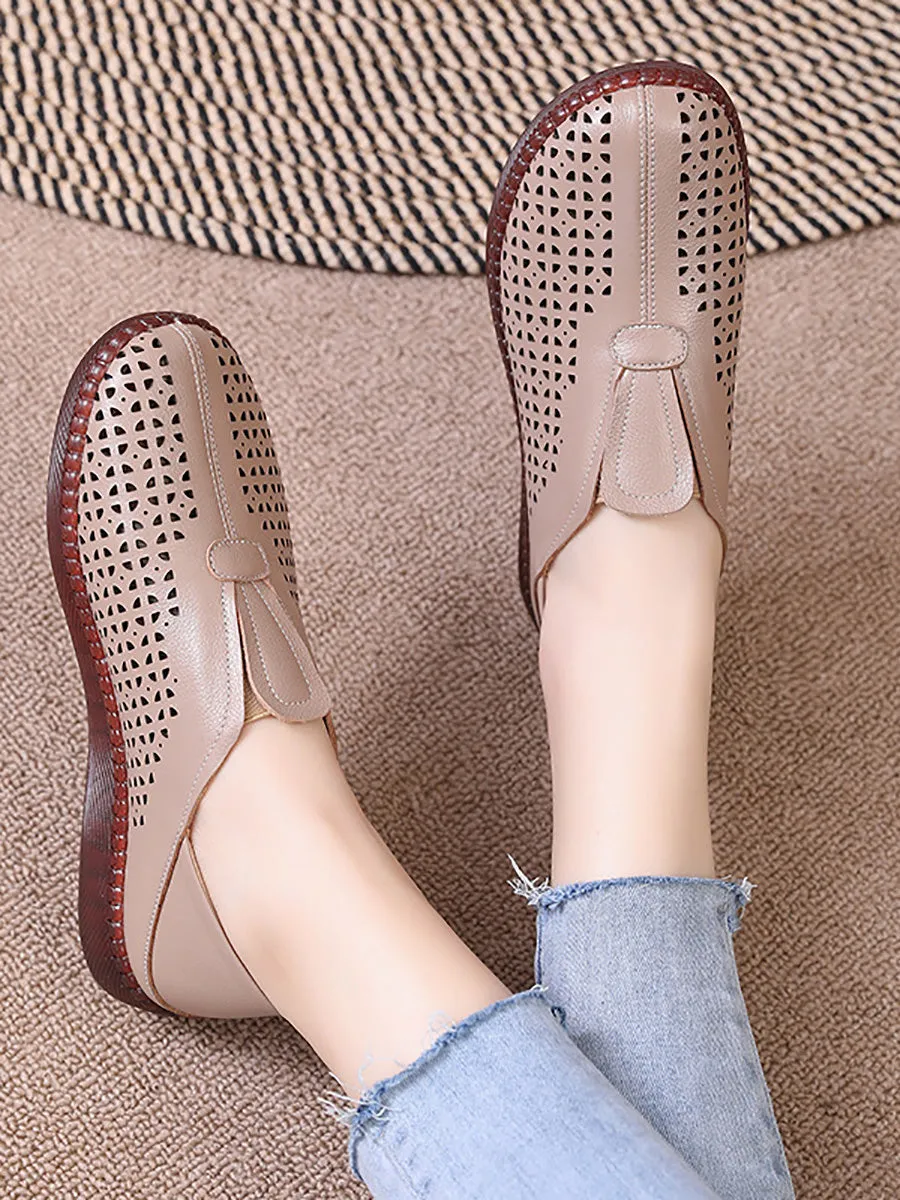 Stylish Hollow Casual Loafers