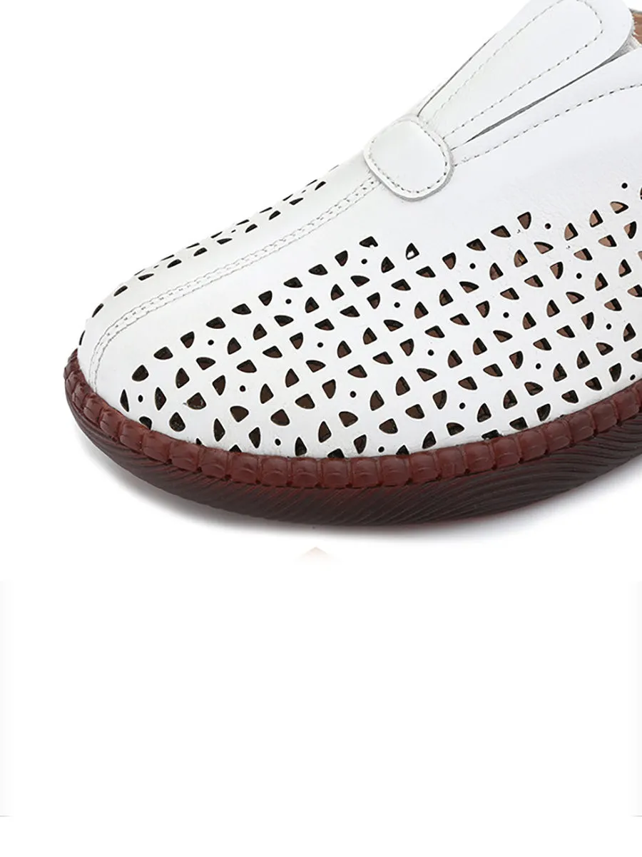 Stylish Hollow Casual Loafers