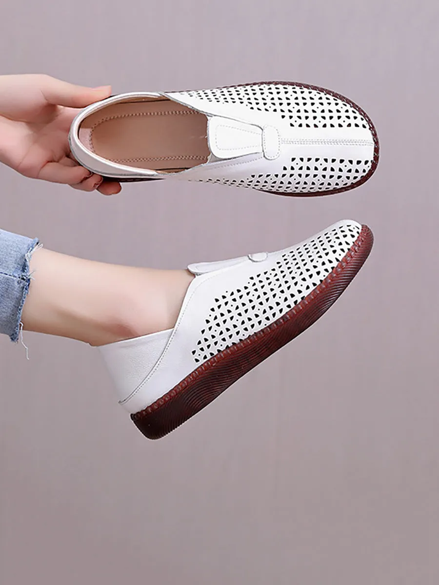 Stylish Hollow Casual Loafers