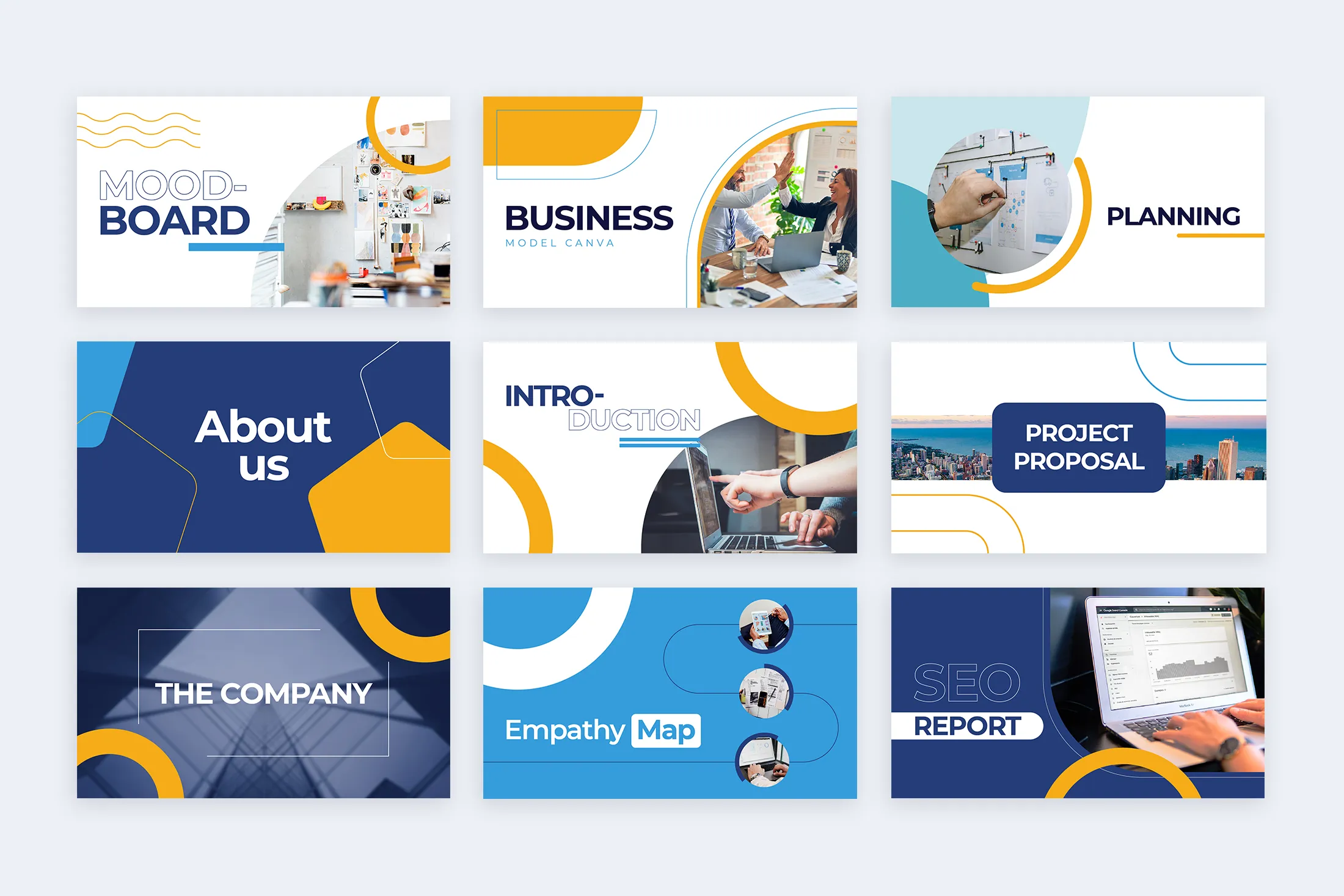 Title Infographic Keynote Template