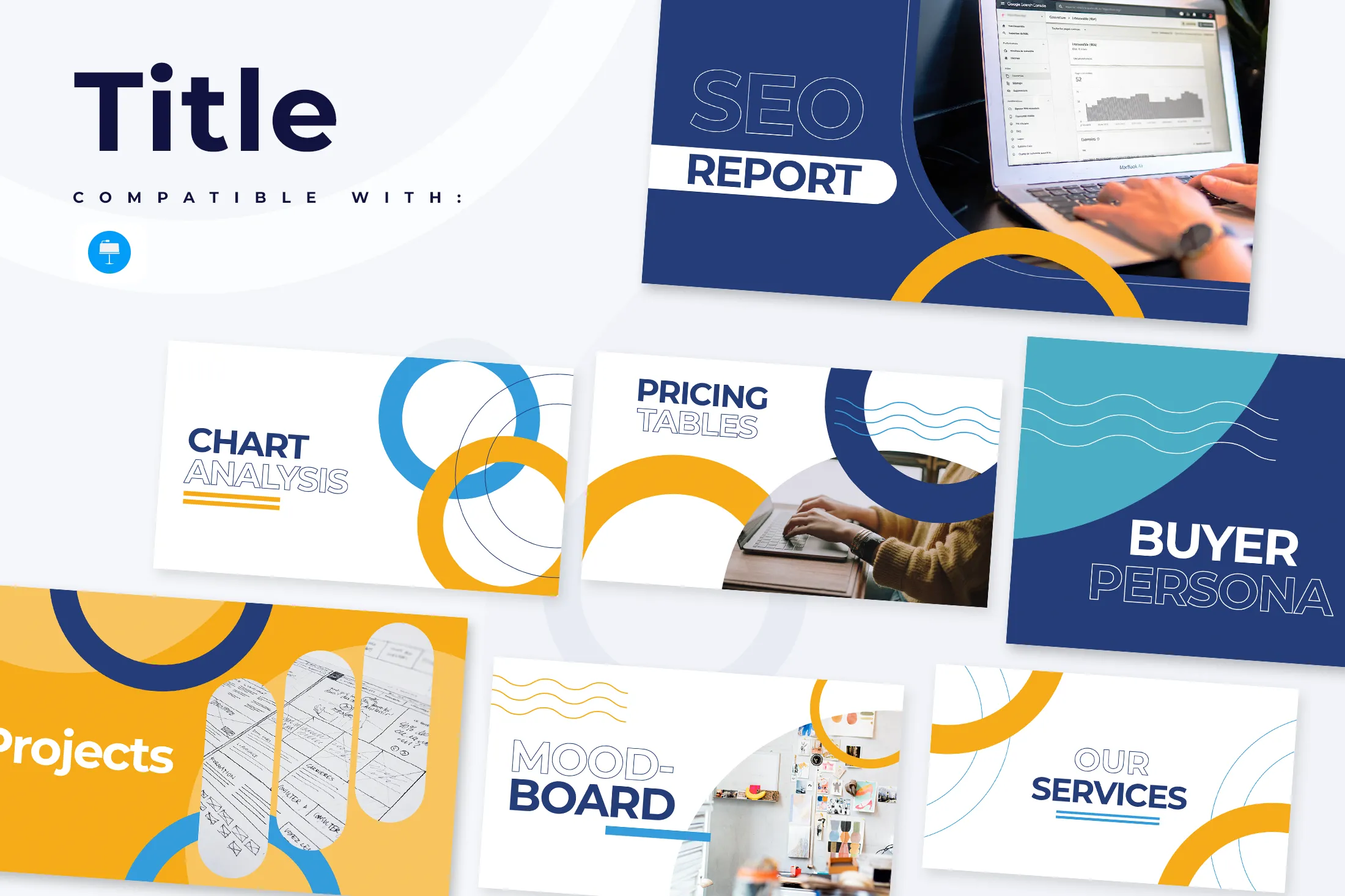 Title Infographic Keynote Template