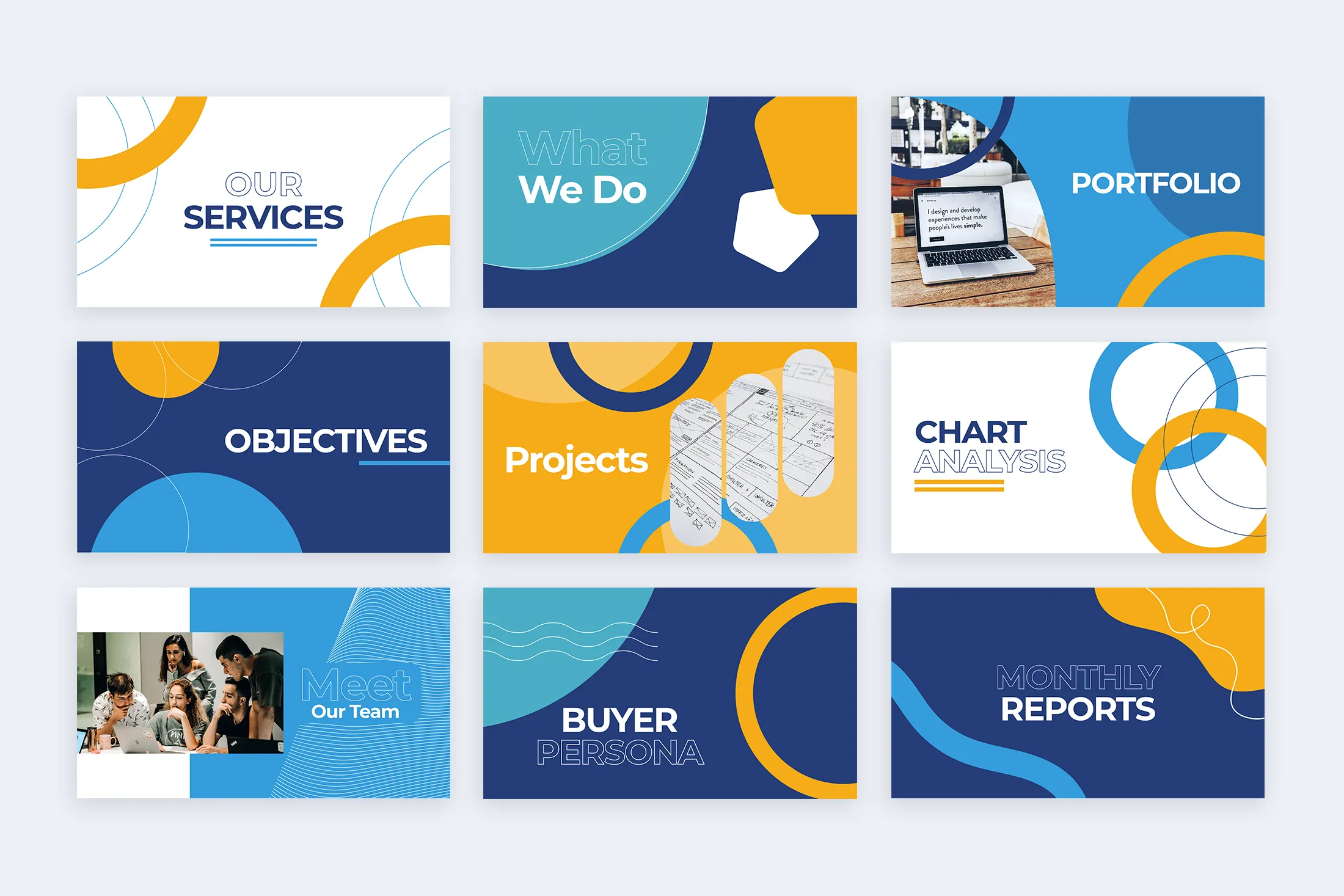Title Infographic Keynote Template