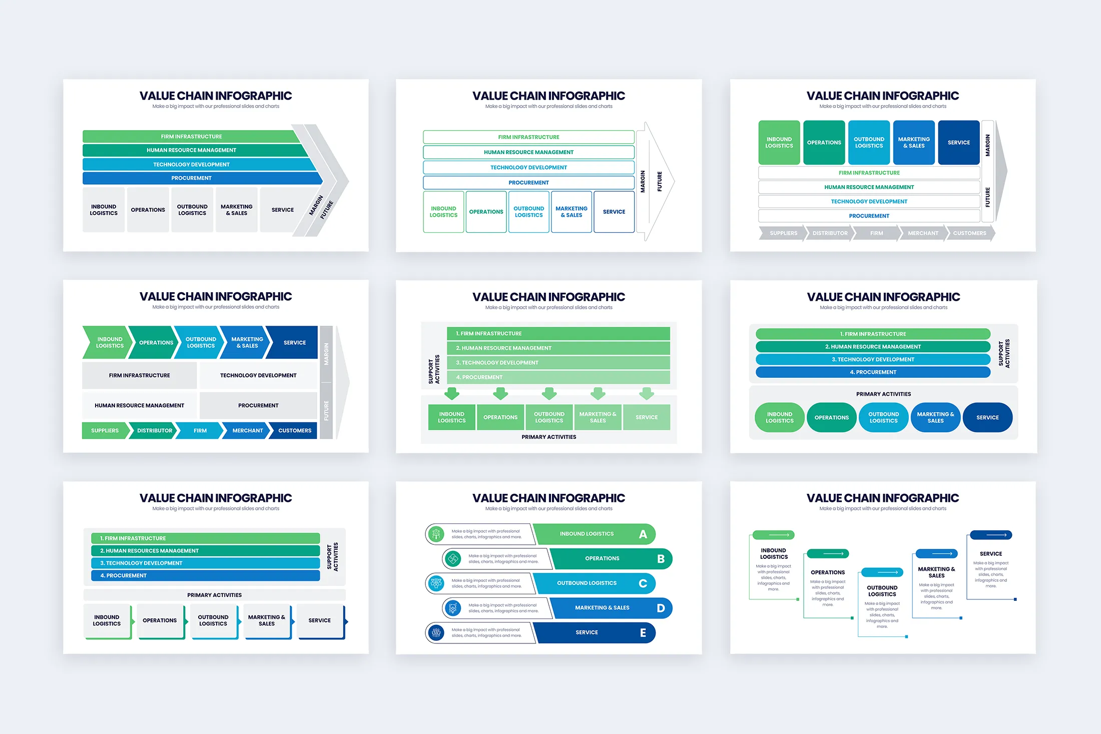 Value Chain Illustrator Infographic Template