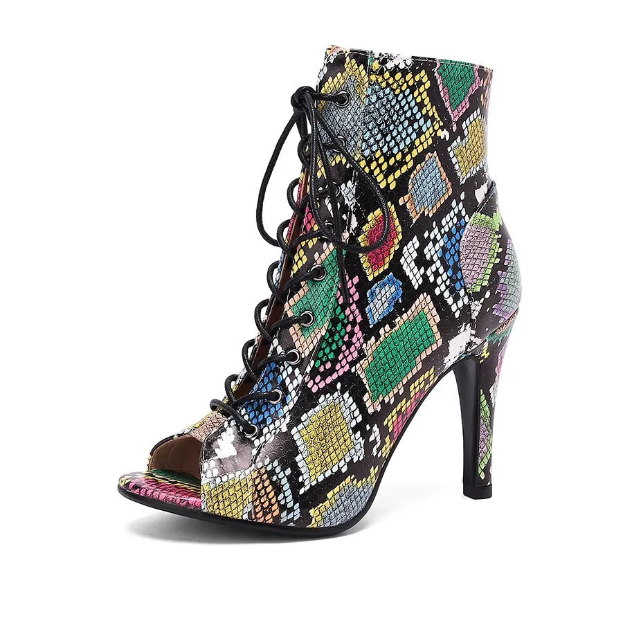 Veltique Lace-Up Heels