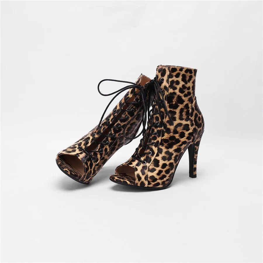 Veltique Lace-Up Heels