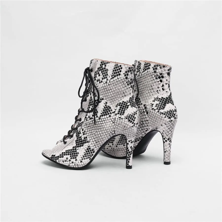 Veltique Lace-Up Heels