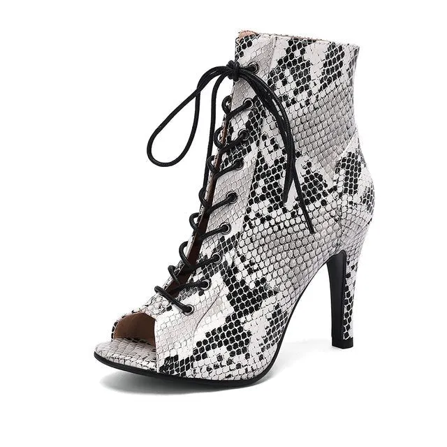 Veltique Lace-Up Heels