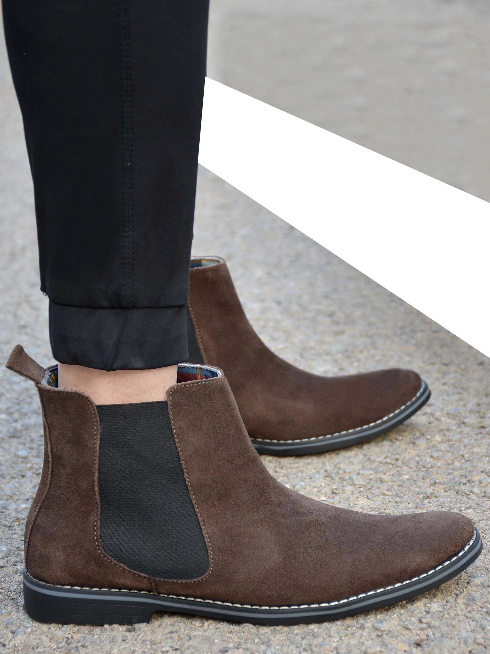 Whatever It Takes Genuine Leather Chelsea Boots KM-4